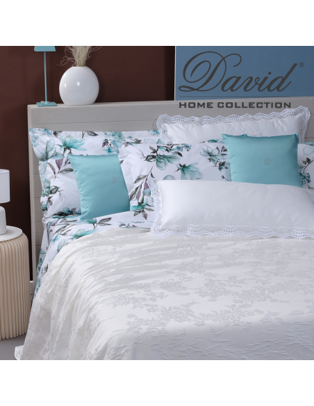 DAVID COMPLETO LENZUOLA MATRIMONIALE IN RASO - GIULIA