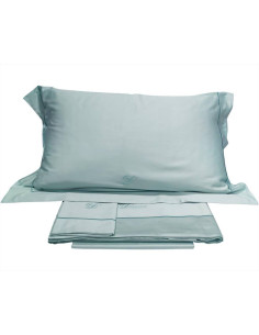 DAVID COMPLETO LENZUOLA MATRIMONIALE IN RASO - LIVING