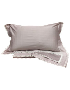 DAVID COMPLETO LENZUOLA MATRIMONIALE IN RASO - NUVOLA