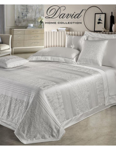 DAVID COPRILETTO MATRIMONIALE 270 X 270 CM CON CUSCINI...