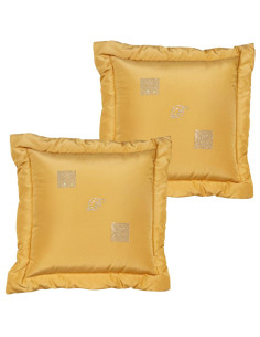 DAVID SET 2 CUSCINI ARREDO CON VOLANI IMBOTTITI