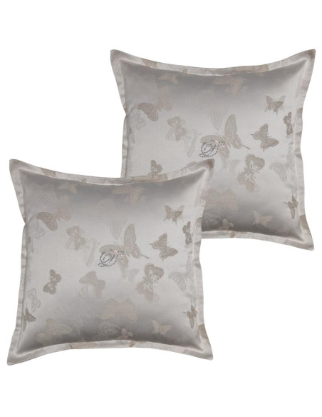 DAVID SET 2 CUSCINI ARREDO IN TESSUTO JACQUARD