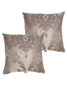 DAVID SET 2 CUSCINI ARREDO IN TESSUTO JACQUARD