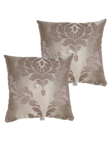 DAVID SET 2 CUSCINI ARREDO IN TESSUTO JACQUARD
