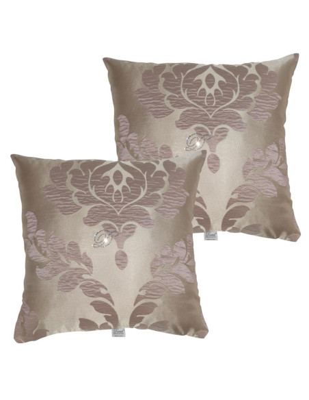 DAVID SET 2 CUSCINI ARREDO IN TESSUTO JACQUARD