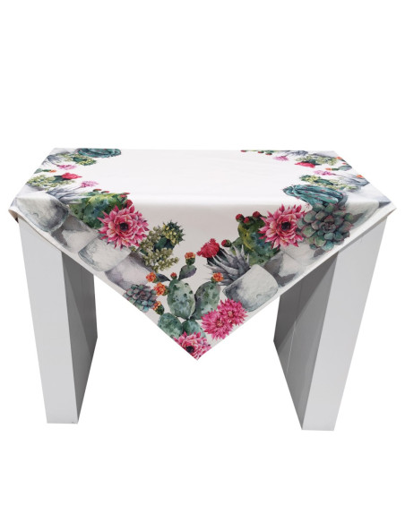 ANNAMRAIA TOVAGLIETTA 100 X 100 CM IN COTONE - PIANTE GRASSE