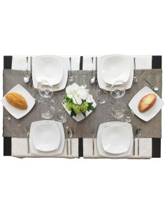 WEISSESTAL SERVIZIO PIATTI QUADRATI GIORNALIERI 18 PEZZI... 2