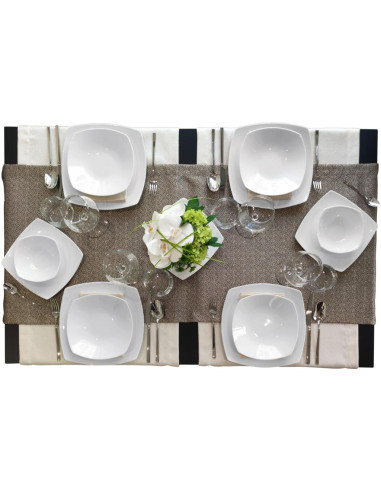 WEISSESTAL SET 3 PIATTI QUADRATI GIORNALIERI -...