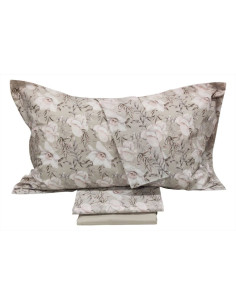 COTONE EGIZIANO COMPLETO LENZUOLA-COPRILETTO MATRIMONIALE...