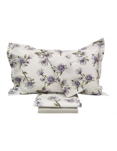 COTONE EGIZIANO COMPLETO LENZUOLA-COPRILETTO MATRIMONIALE...