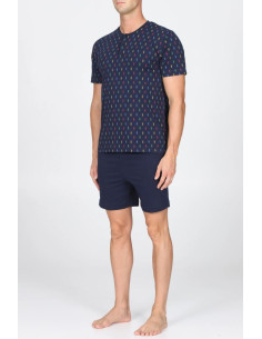 JULIPET PIGIAMA UOMO SERAFINO MANICA CORTA E PANTALONE...