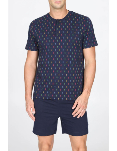 JULIPET PIGIAMA UOMO SERAFINO MANICA CORTA E...