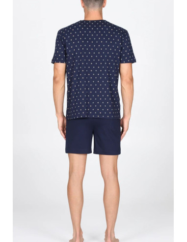 JULIPET PIGIAMA UOMO APERTO MANICA CORTA E...