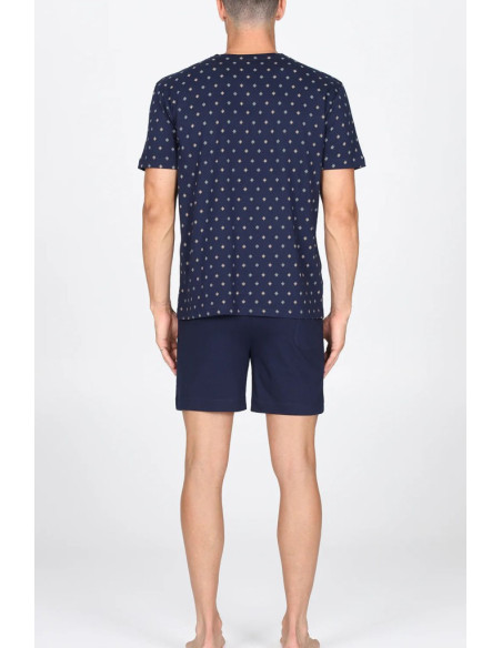 JULIPET PIGIAMA UOMO APERTO MANICA CORTA E PANTALONE CORTO - SONDRIO