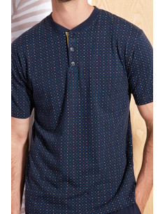 QBO PIGIAMA UOMO SERAFINO, MEZZA MANICA E PANTALONE LUNGO 2