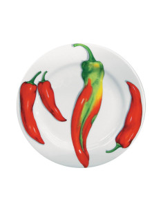 TAITU PIATTO FRUTTA Ø19 CM - PEPERONI