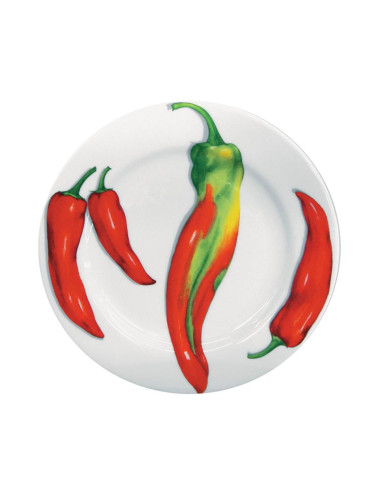 TAITU PIATTO FRUTTA Ø19 CM - PEPERONI