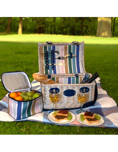 WD LIFESTYLE CESTINO DA PICNIC PER 2 PERSONE IN...