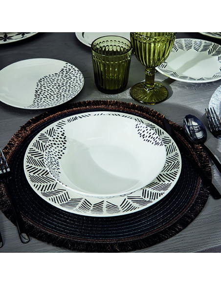 TOGNANA SERVIZIO PIATTI 18 PEZZI - MADISON ZENITH