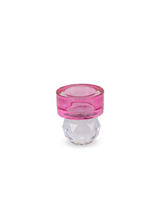 WD LIFESTYLE PORTA CANDELA 6 X 7 CM EFFETTO DIAMANTE