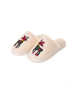 NUVOLE DI STOFFA CIABATTE NATALIZIE CON RENNA