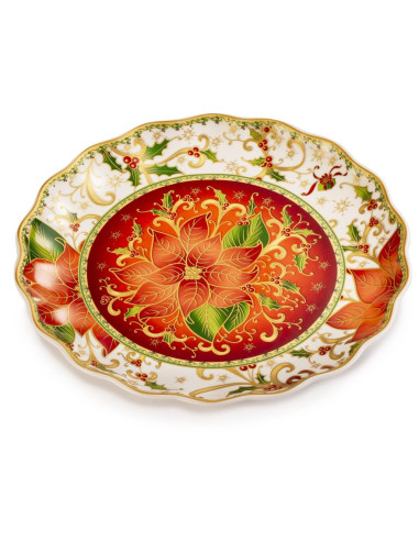 PALAIS ROYAL PIATTO TONDO 28 CM - STELLA DI NATALE