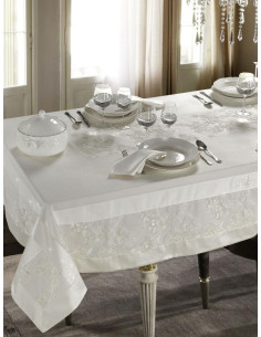 DAVID TOVAGLIA IN RASONE 180 X 270 CM CON TOVAGLIOLI - LUNA