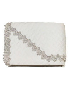 DAVID TRAPUNTINA MATRIMONIALE 270 X 270 CM IN RASO - CLELIA