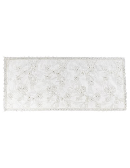 DAVID TRIS CENTRINI IN PIZZO DI TULLE RICAMATO