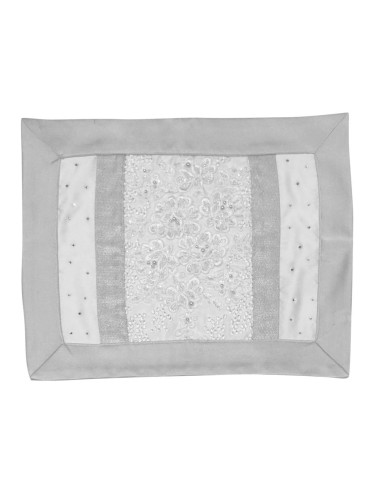 DAVID TRIS CENTRINI IN PIZZO DI TULLE RICAMATO