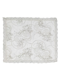 DAVID TRIS CENTRINI IN PIZZO DI TULLE RICAMATO 2