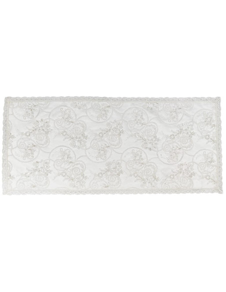 DAVID TRIS CENTRINI IN PIZZO DI TULLE RICAMATO