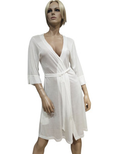 DOLCI CHICCHE VESTAGLIA DONNA DA CAMERA A KIMONO CON PIZZO