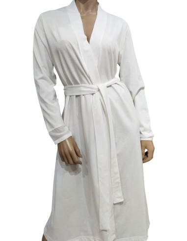 MANAM VESTAGLIA DONNA MANICA LUNGA IN PURO COTONE