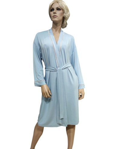 AMALUNA VESTAGLIA DONNA MANICA LUNGA IN VISCOSA