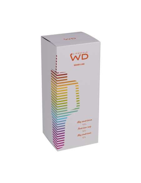 WD LIFESTYLE MUG AMERICANA TERMICA 1.2 Lt CON CANNUCCIA