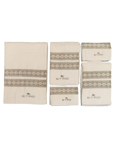 ETRO COMPLETO BAGNO 6 PEZZI IN SPUGNA DI COTONE...