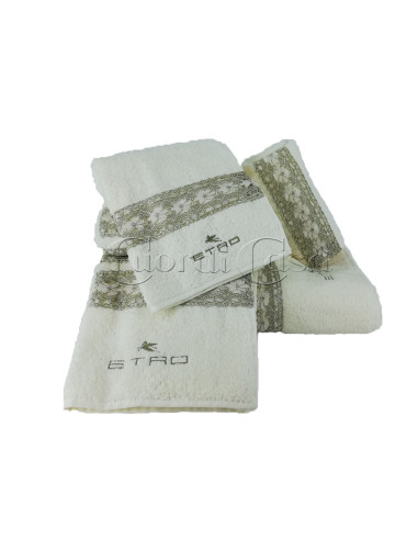 ETRO COMPLETO BAGNO 6 PEZZI IN SPUGNA DI COTONE...