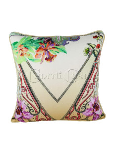 ETRO CUSCINO ARREDO 45 X 45 CM IN RASO DI COTONE