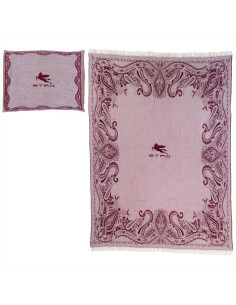 ETRO PLAID DA VIAGGIO 105 X 160 CM CON CUSCINO 41 X 63 CM