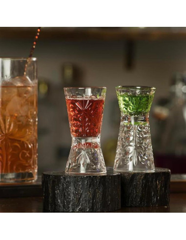 RCR SET 6 BICCHIERI JIGGER 6 CL - TATTOO