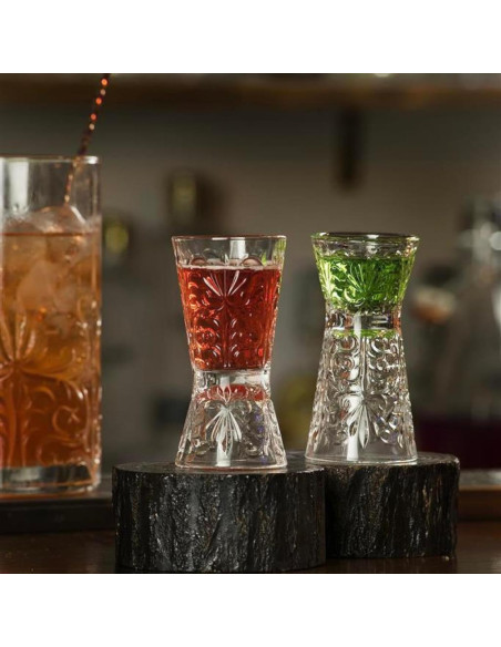 RCR SET 6 BICCHIERI JIGGER 6 CL - TATTOO