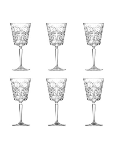 RCR SET 6 CALICI VINO 29 CL - TATTOO