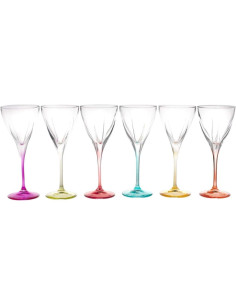 RCR SET 6 CALICI ACQUA 31 CL - FUSION COLOUR
