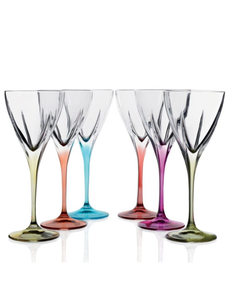 RCR SET 6 CALICI ACQUA 31 CL - FUSION COLOUR