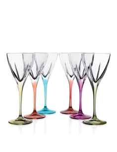 RCR SET 6 CALICI VINO 21 CL - FUSION COLOUR 2