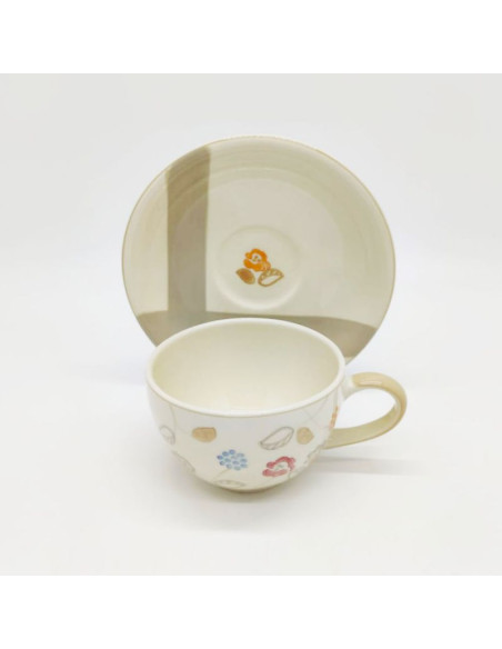 WALD SET 6 TAZZE COLAZIONE CON PIATTINO 350 ML - SERENAMENTE