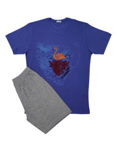 FERRUCCI PIGIAMA UOMO GIROCOLLO, MEZZA MANICA E...