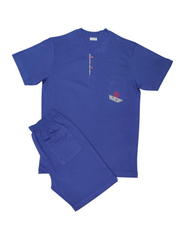 FERRUCCI PIGIAMA UOMO SERAFINO, MEZZA MANICA E...