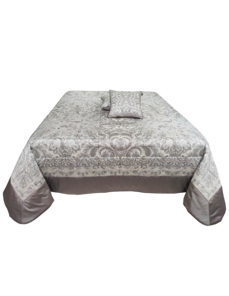 ETRO TRAPUNTINO MATRIMONIALE IN RASO 270 X 270 CM E 2 CUSCINI ARREDO - IRIS